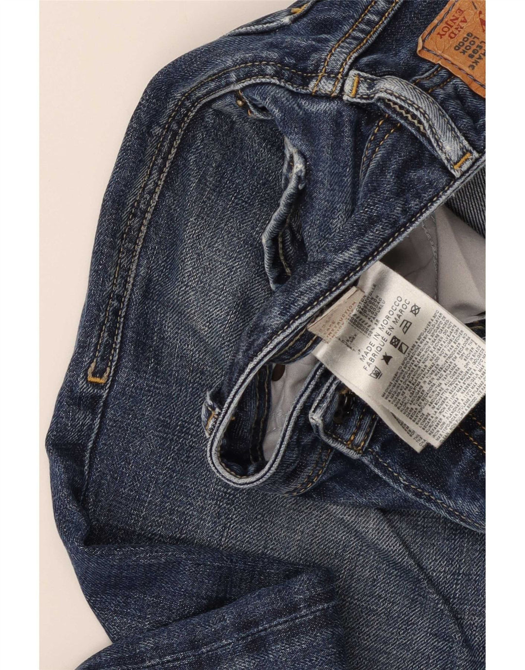 Diesel Herren Bootcut Jeans W32 L31 Blaue Baumwolle