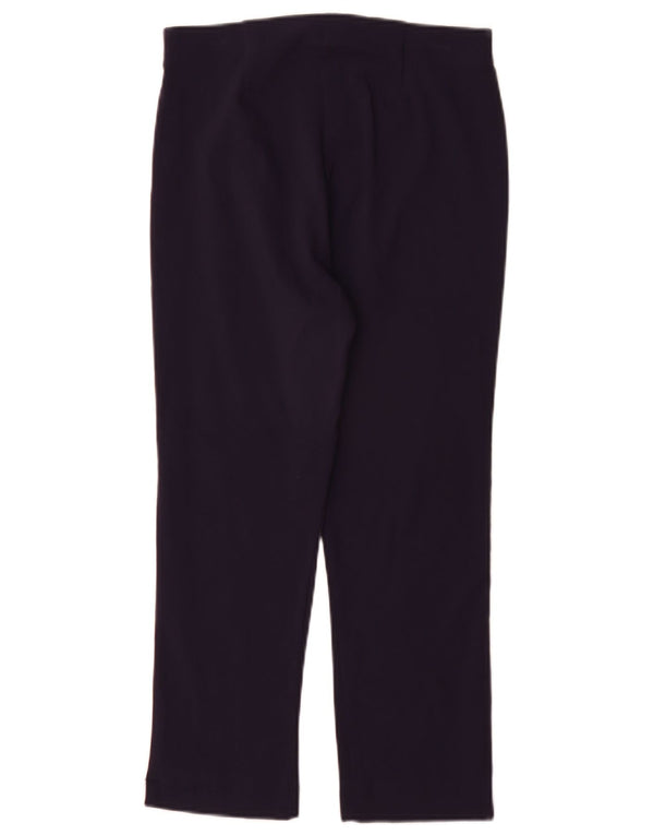 M&Co Damen-Hose, normal, kurz geschnitten, UK 10, Größe S, W26, L25, Marineblau, Viskose