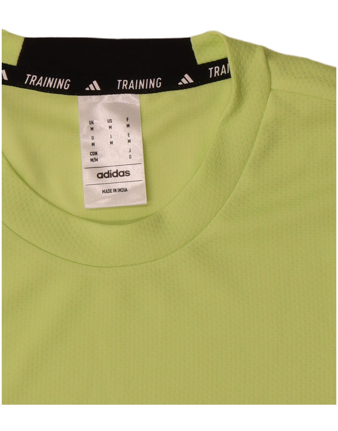 Adidas Herren T-Shirt Top Mittelgrünes Polyester