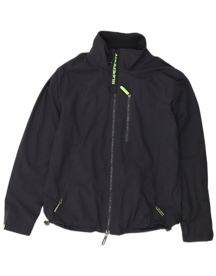 SUPERDRY Herren The Windhiker Windjacke UK 38 Medium Marineblau