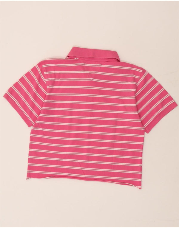 Tommy Hilfiger Mädchen-Poloshirt, 15–16 Jahre, rosa gestreift