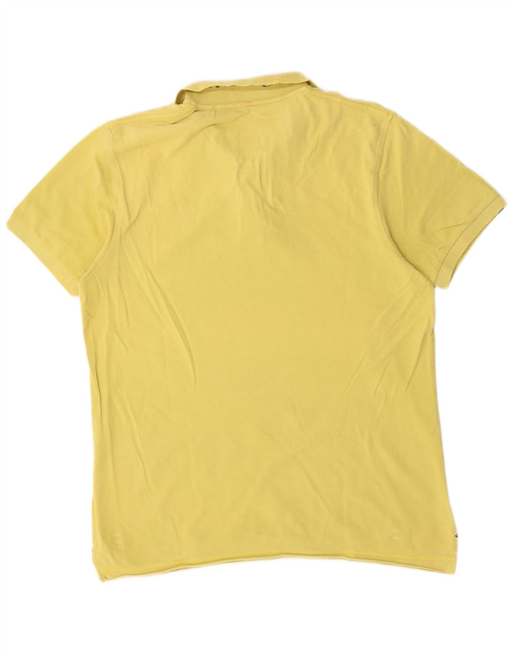 Sun68 Herren Poloshirt 2XL Gelb Baumwolle