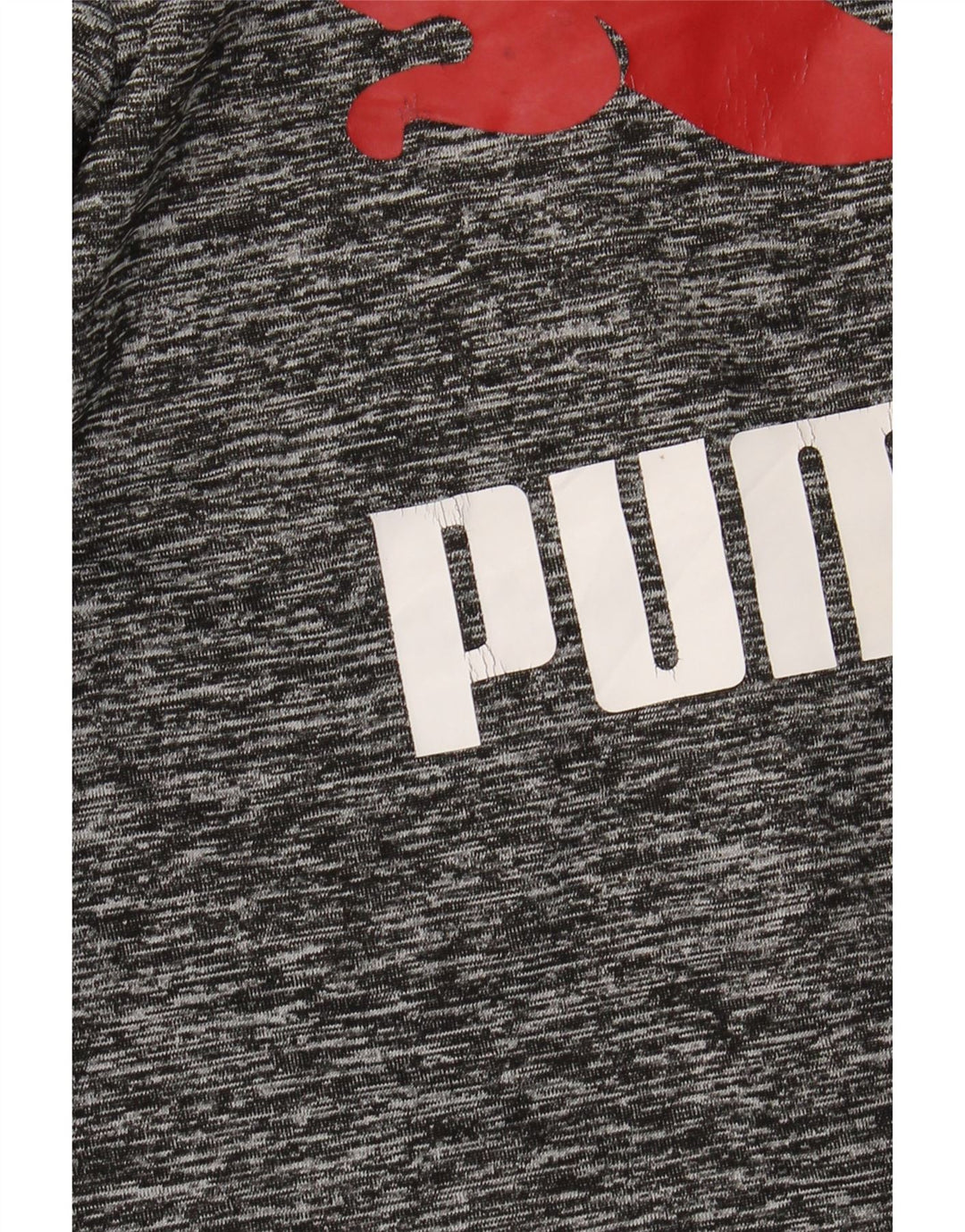 PUMA Jungen Graphic Top Langarm 8-9 Jahre Small Grau Polyester