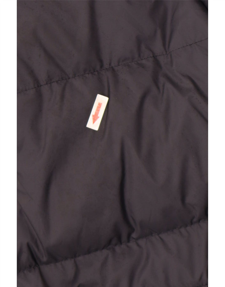 SALEWA Wattierte Herrenjacke mit Kapuze, UK 40, Größe L, Marineblau, Polyamid