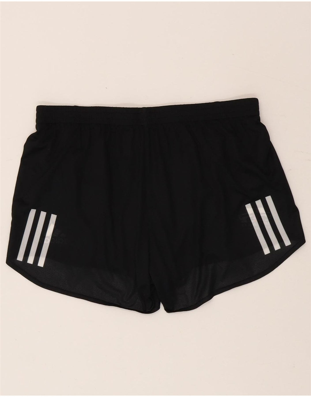 Adidas Damen Graphic Sport Shorts UK 12/14 Medium Schwarz Polyester
