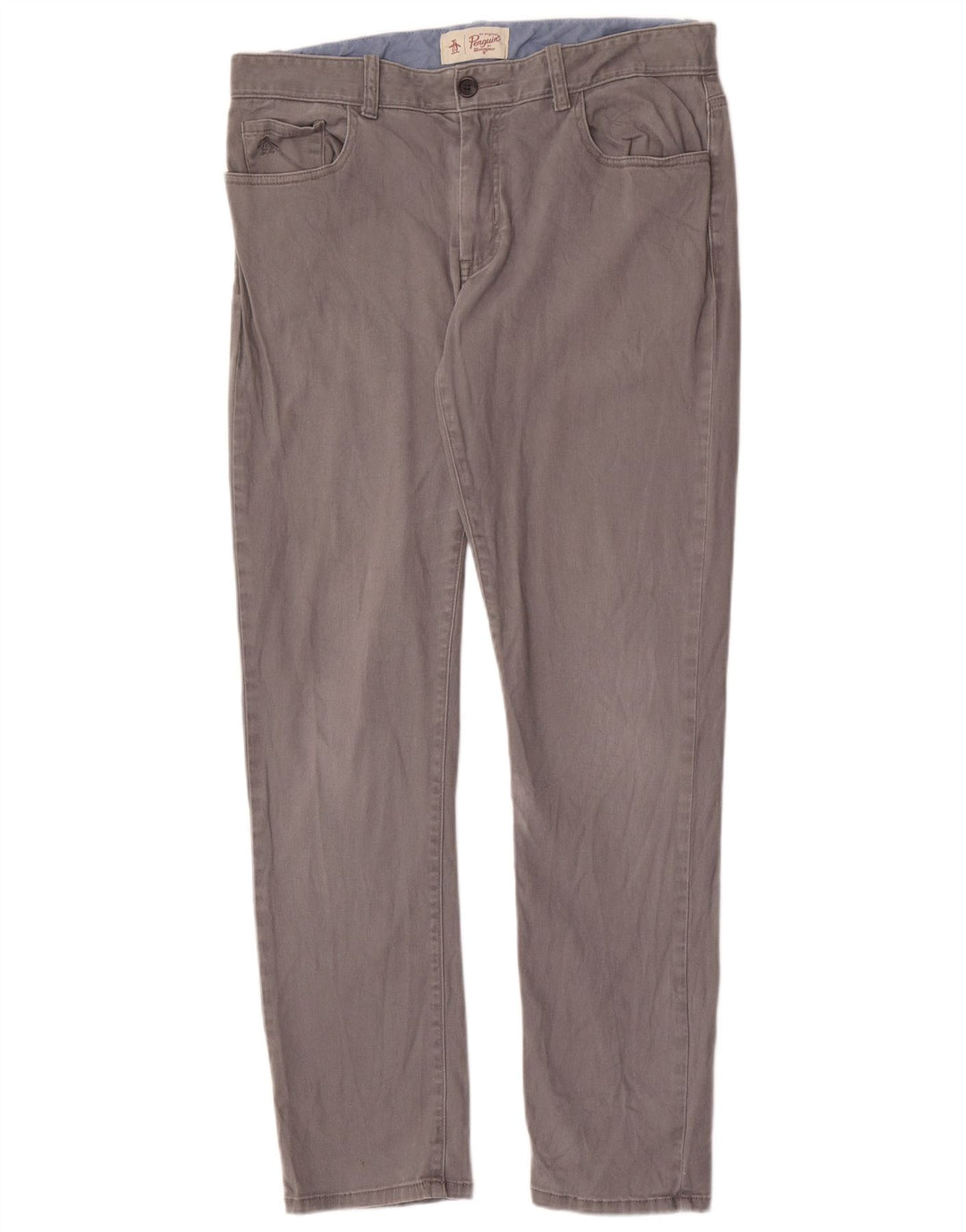 Penguin Slim Freizeithose für Herren, W33, L32, Grau