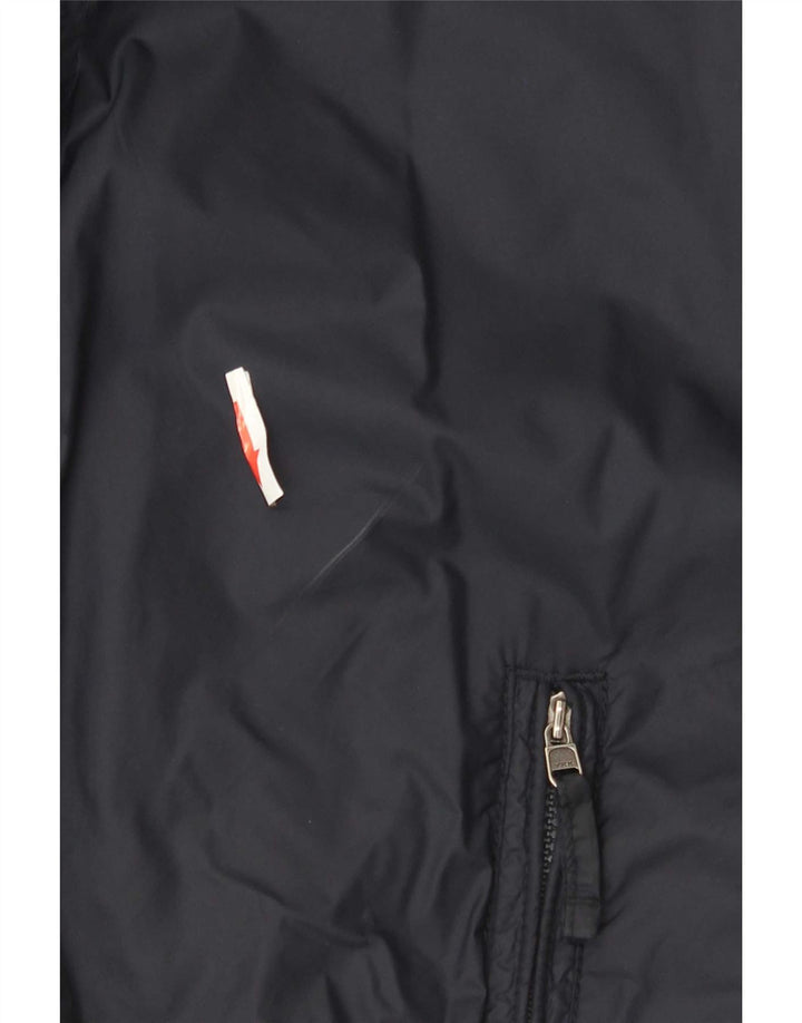 Woolrich Herren-Bomberjacke mit Grafik, UK 40, Marineblau, Nylon, Größe 40, Marineblau