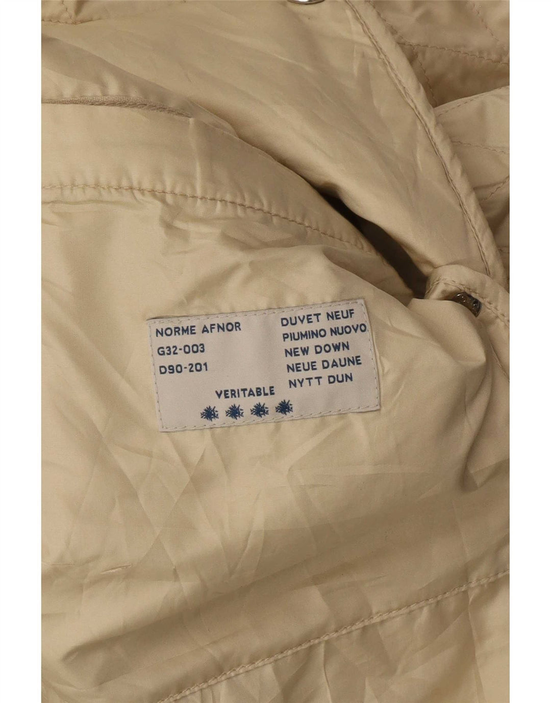 Moncler Damen Steppjacke Größe 4 XL Beige