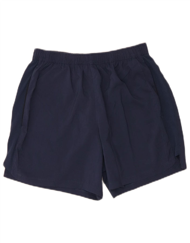 New Balance Herren-Sportshorts, klein, marineblaues Polyester