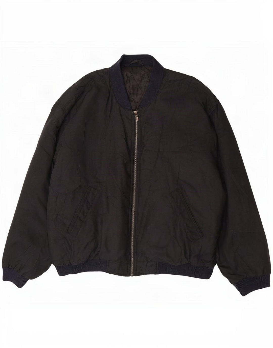 Marks & Spencer Herren St. Michael Bomberjacke UK 42 XL Schwarz Polyester