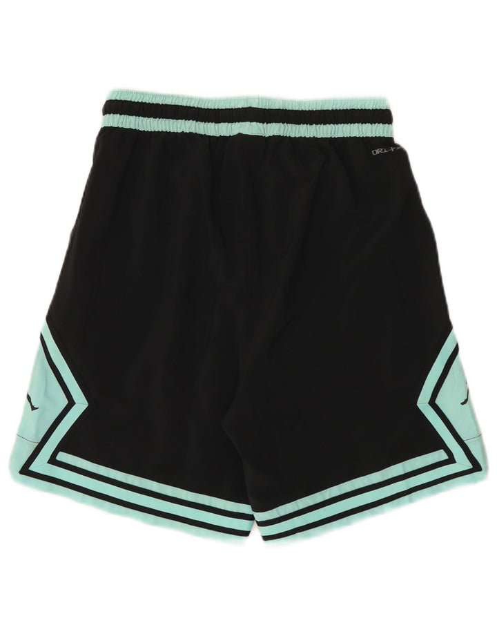 Jordan Herren-Sportshorts mit Dri-Fit-Grafik, Größe S, Schwarz, Farbblock-Polyester