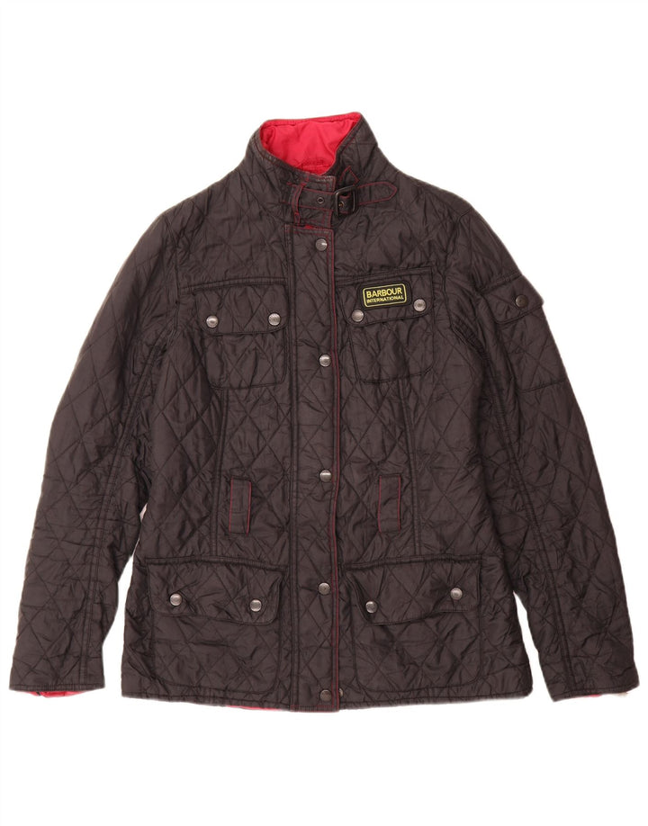 Barbour Damen Steppjacke UK 10 Small Schwarz