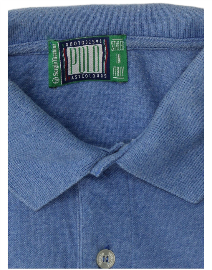Sergio Tacchini Herren Poloshirt Mittelblau