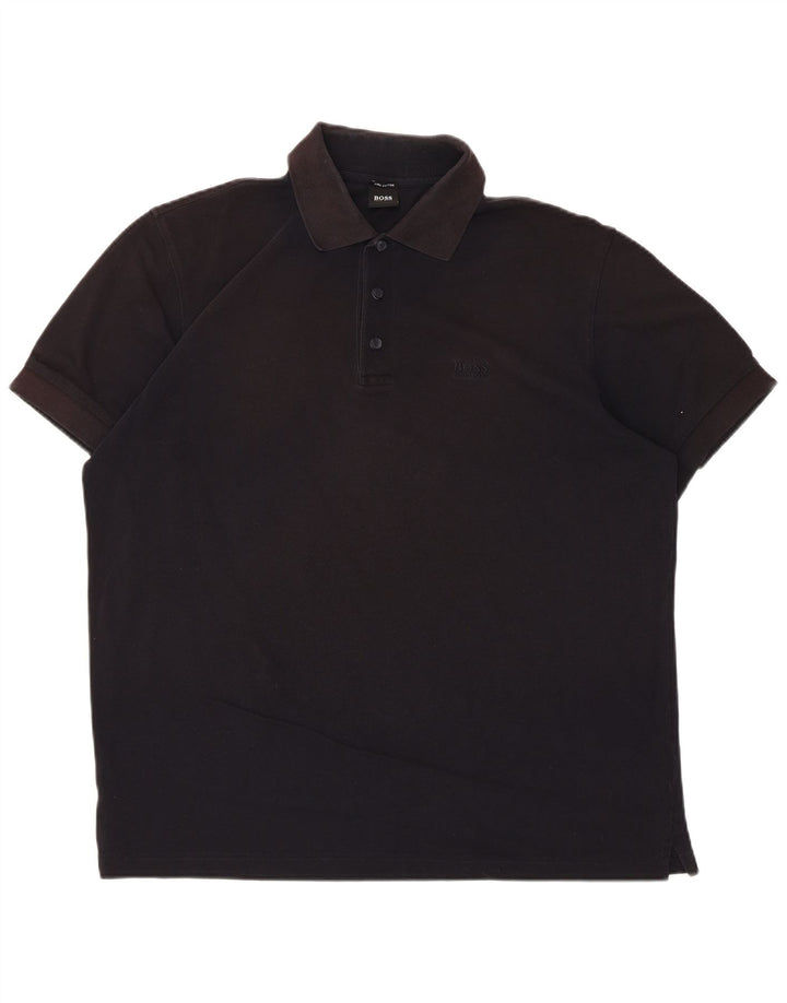 Hugo Boss Herren-Poloshirt, groß, Marineblau