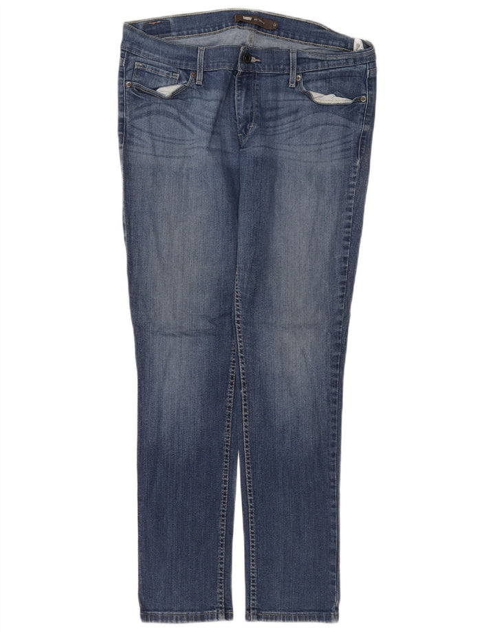 LEVI'S Damen 524 Skinny Jeans W31 L32 Blaue Baumwolle