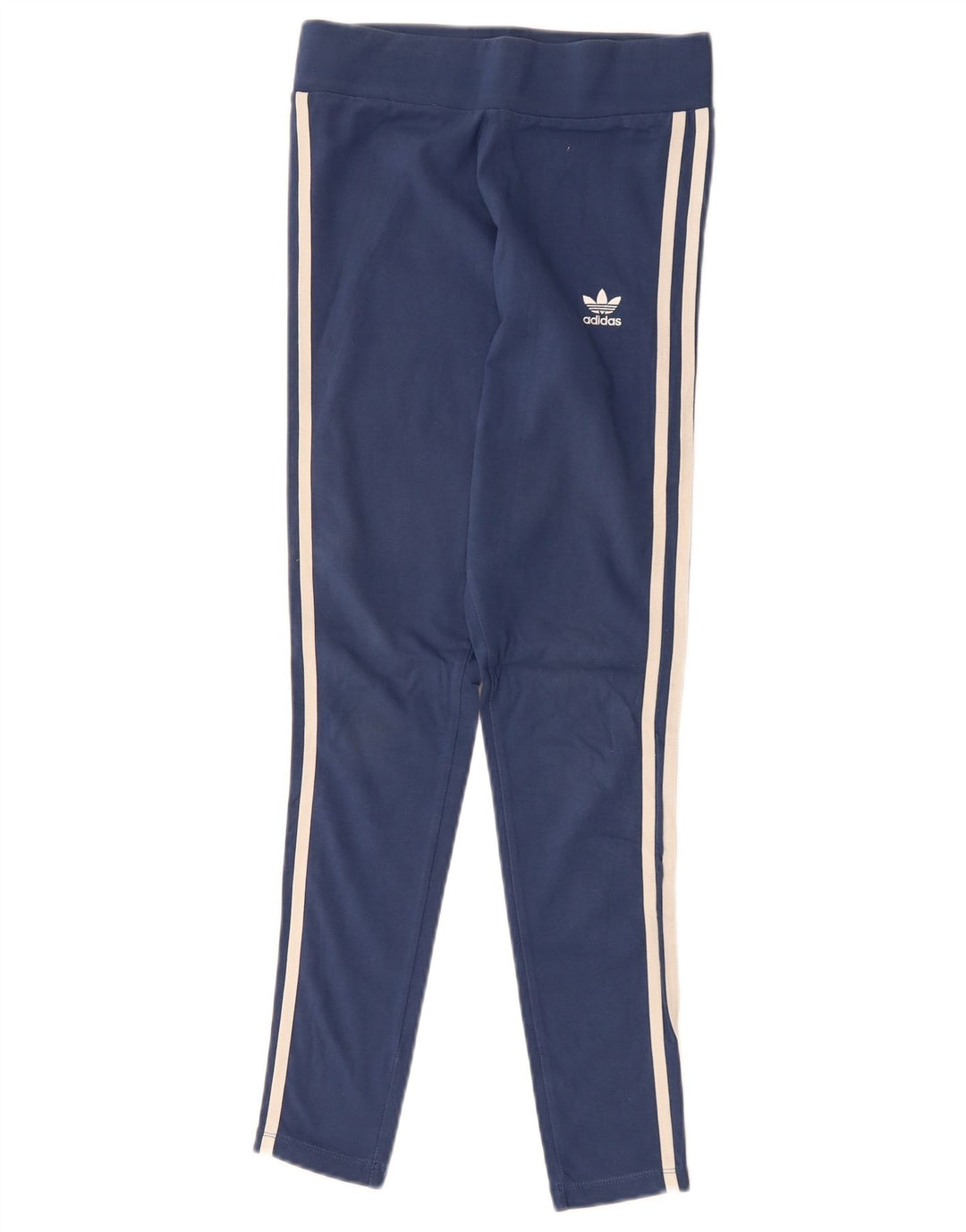 ADIDAS Damen Leggings UK 8 Small Marineblau