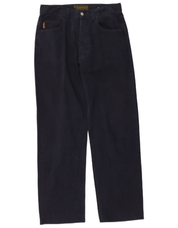Timberland Herren gerade Freizeithose W33 L29 marineblaue Baumwolle