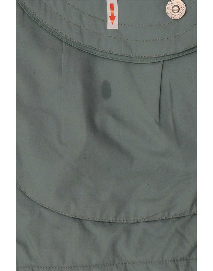 Scherer Damen Übergroßer gepolsterter Mantel UK 12 Mittelgrünes Polyester