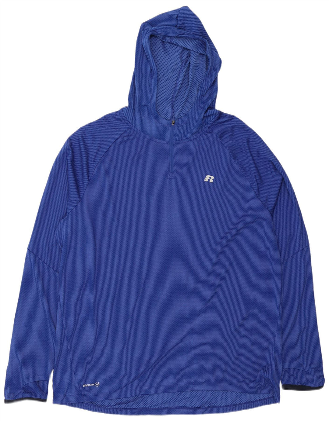 Russell Athletic Herren Dri-Power Kapuzenpullover-Trainingsanzugoberteil XL Marineblau
