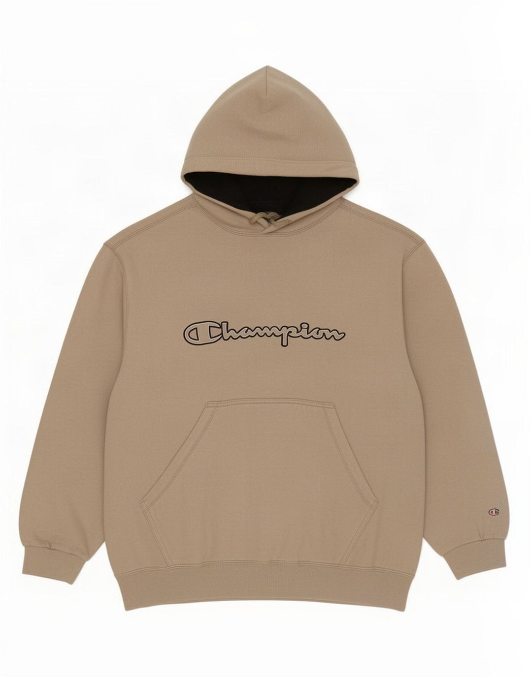 Champion Herren-Kapuzenpullover mit Grafik, Größe L, Grau