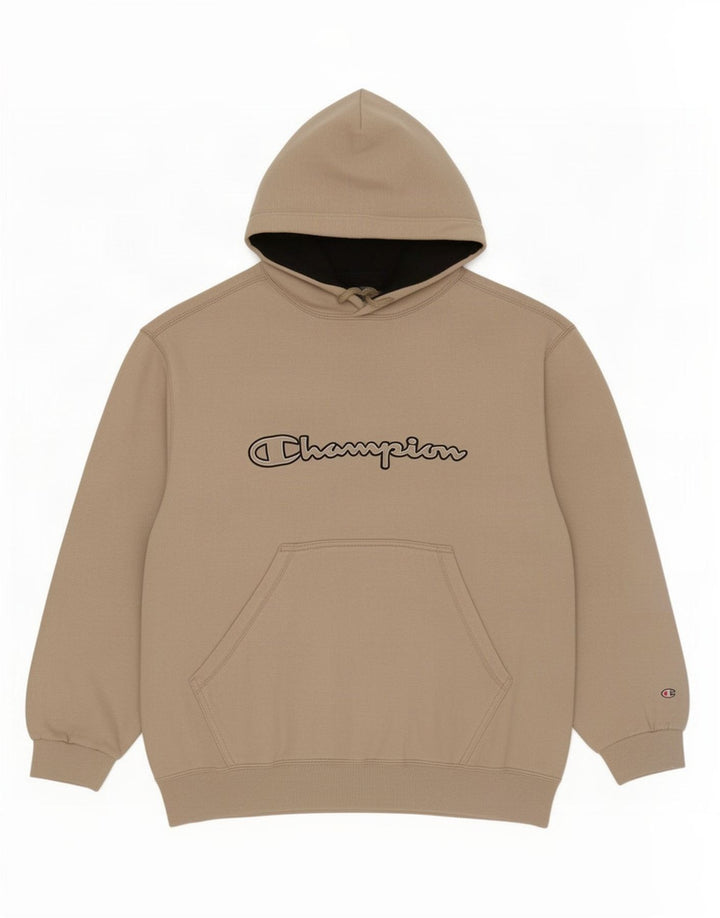 Champion Herren-Kapuzenpullover mit Grafik, Größe L, Grau