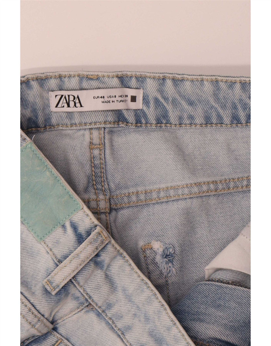 Zara Womens Tapered Jeans EU 40 Medium W30 L28 Blue