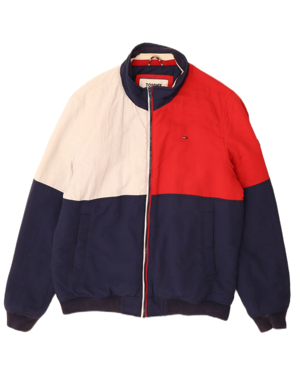 Tommy Hilfiger Herren Bomberjacke UK 40 Large Mehrfarbig Colourblock