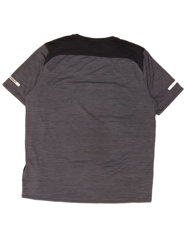 Under Armour Herren T-Shirt Top XL Grau Colourblock Polyester
