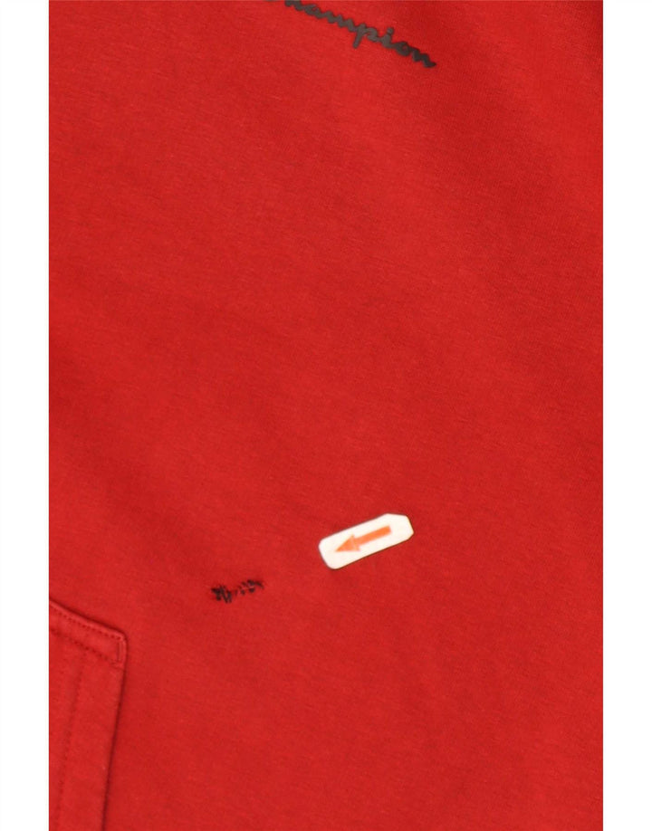 Champion Herren Kapuzenpullover, Größe L, Rot