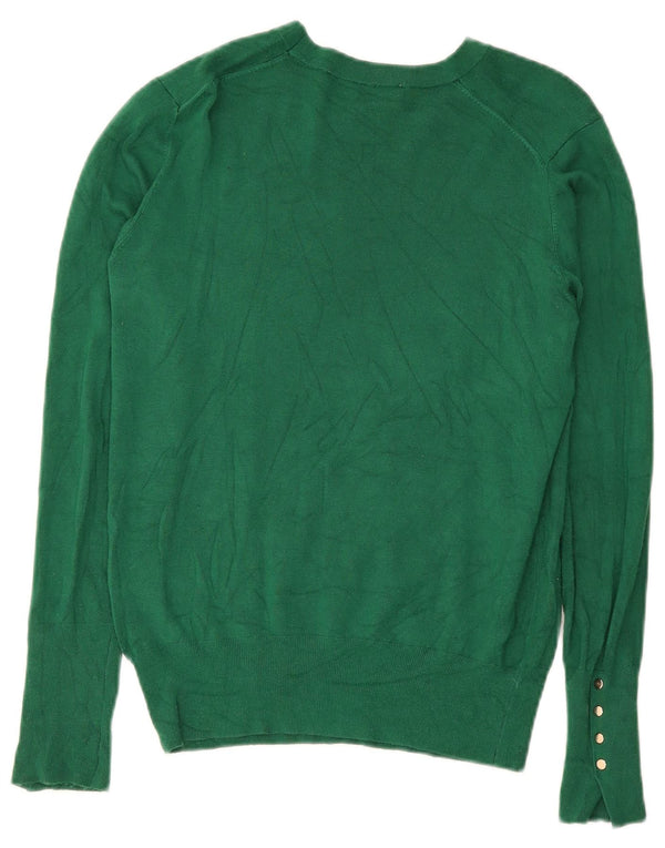 Zara Damen-Pullover mit U-Boot-Ausschnitt, Gr. 18, XL, Grün