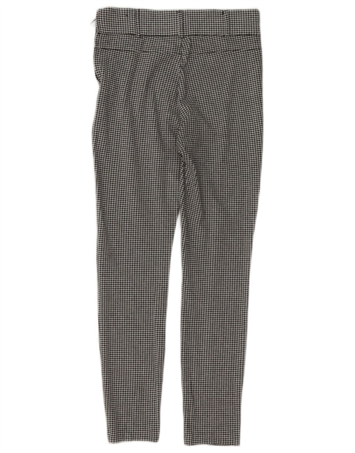 Zara Damen Trafaluc Leggings UK 8 Small Black Gingham