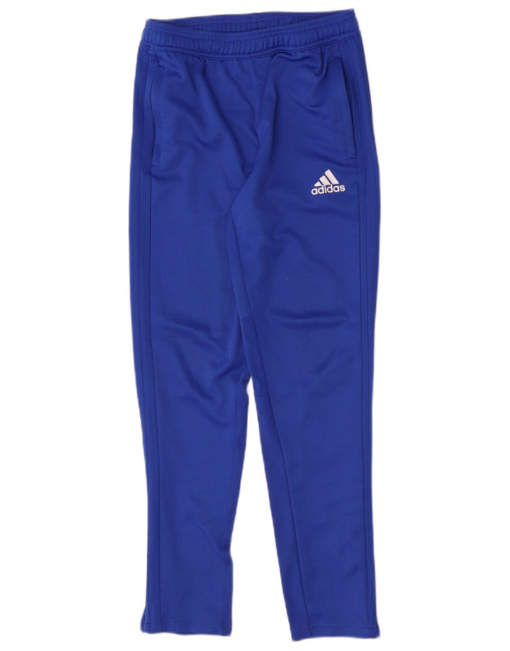 Adidas Jungen Slim Fit Trainingshose 13–14 Jahre, blaues Polyester