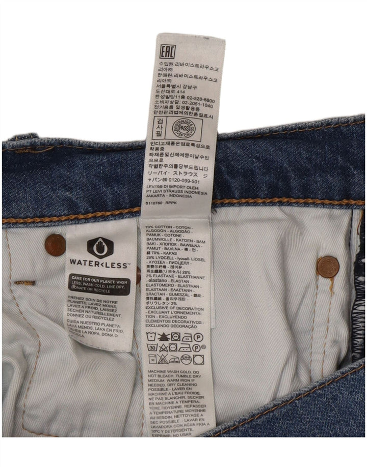 Levi's Herren Slim Jeans W32 L30 Blaue Baumwolle