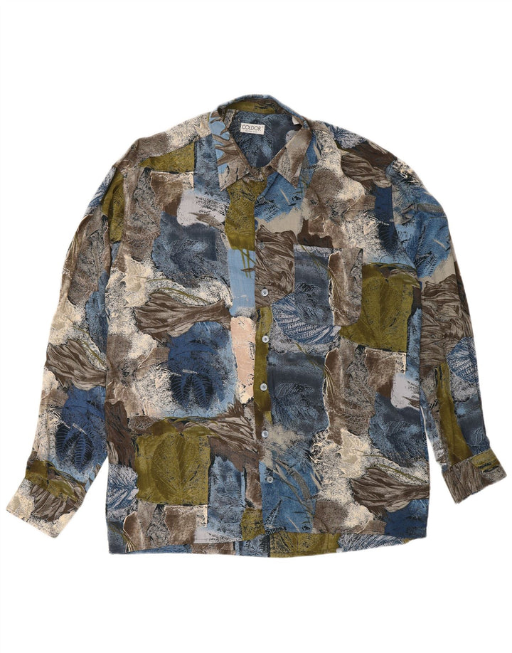 Coldor Herren-Hemd, groß, mehrfarbig, Patchwork