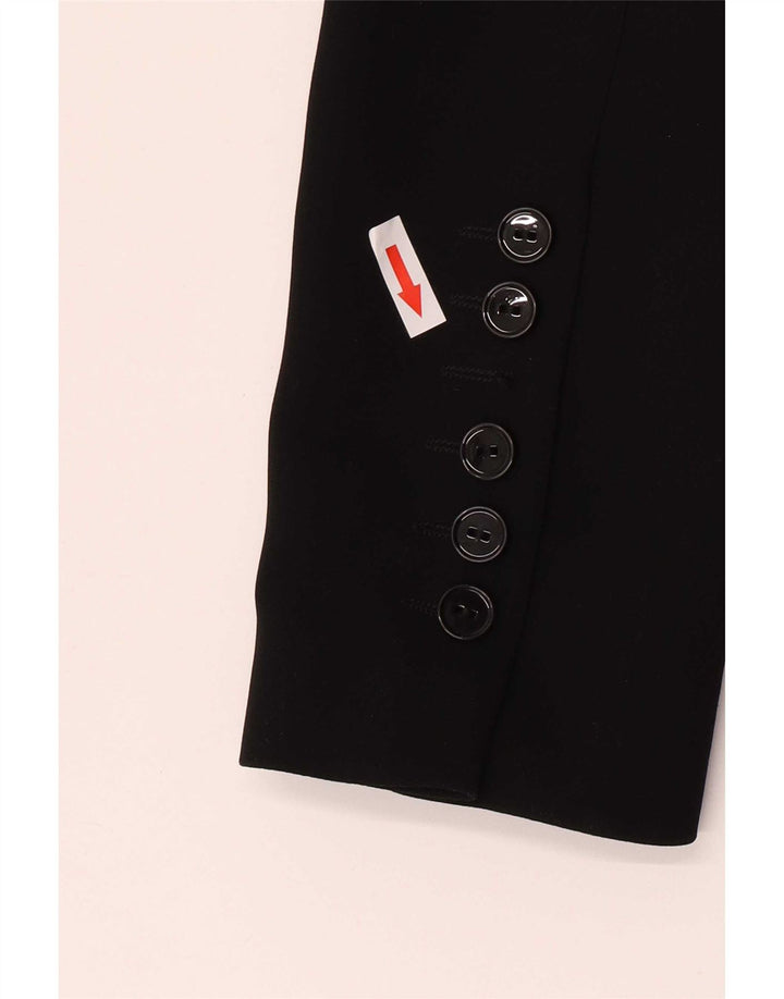 Zara Damen 1-Knopf-Blazerjacke EU 36 XS Schwarz