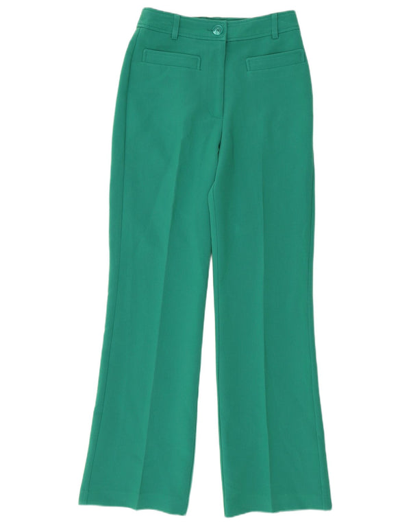 Vintage Damen Bootcut Freizeithose EU 34 XS W26 L31 Grün