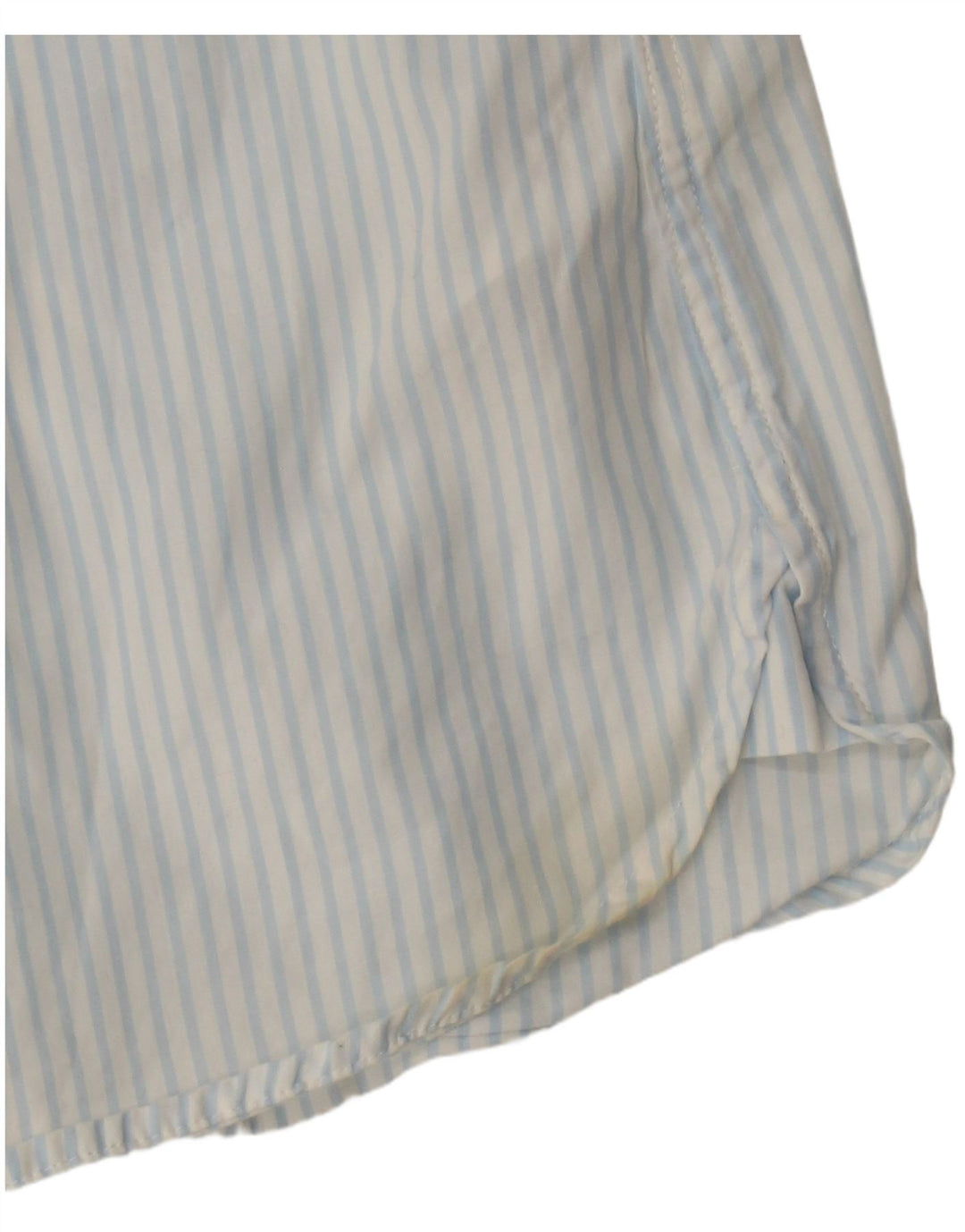 Tommy Hilfiger Damenhemd US 8 Mittelblaue Nadelstreifen-Baumwolle