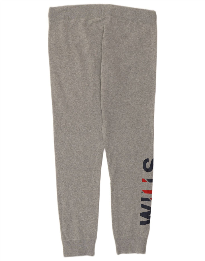 JACK WILLS Damen-Trainingsanzug mit Grafik, Jogginghose, Größe 44, Grau
