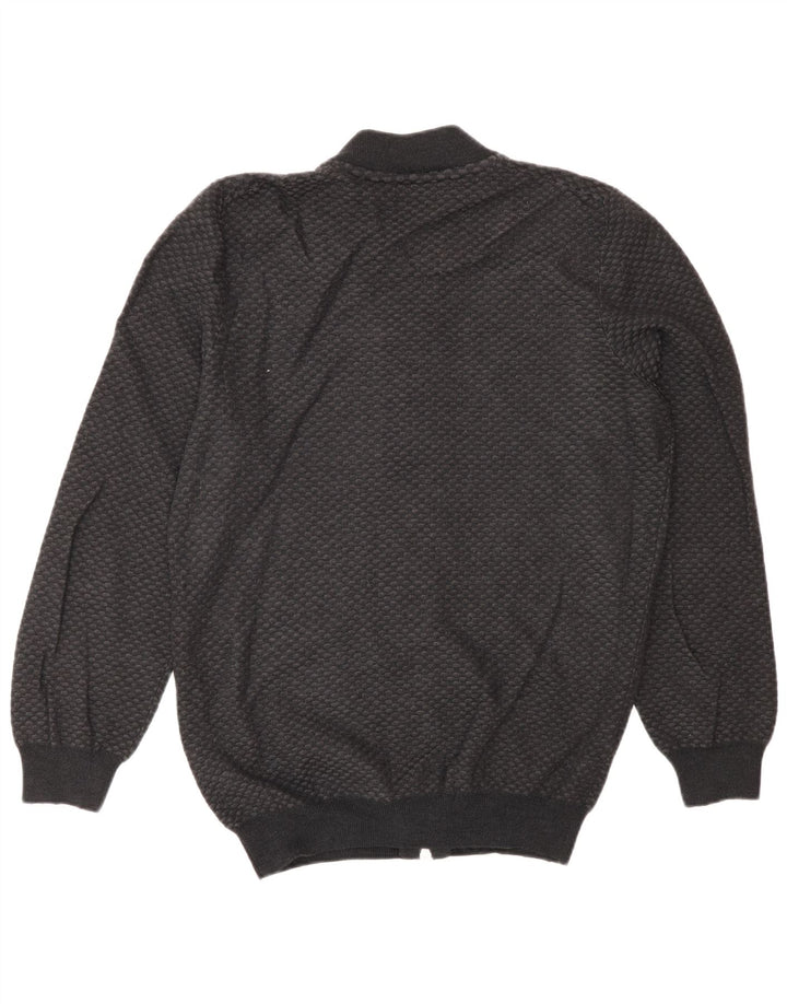 Falconeri Herren Strickjacke IT 54 XL Graue Wolle