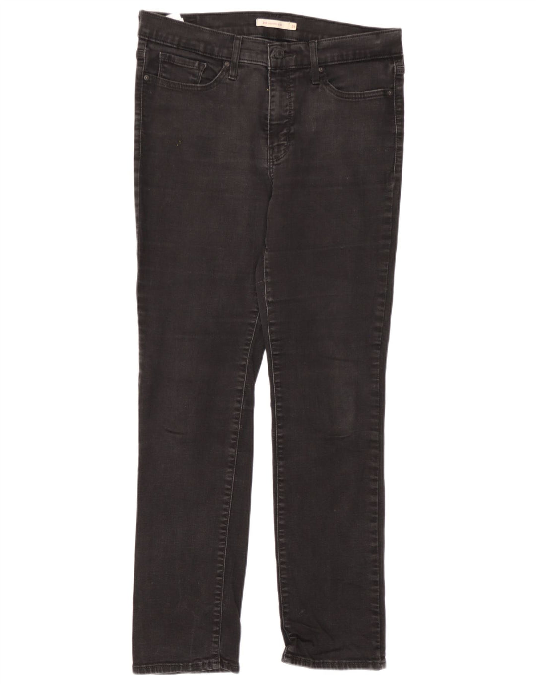 Levi's Damen 312 Shaping Slim Jeans W31 L30 Schwarze Baumwolle