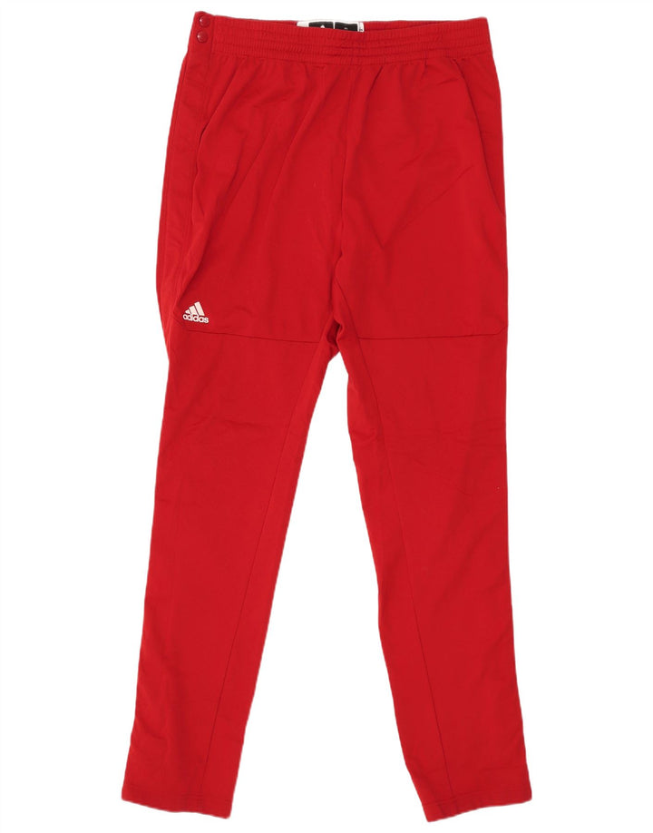 ADIDAS Herren Trainingshose 2XL Rot Polyester