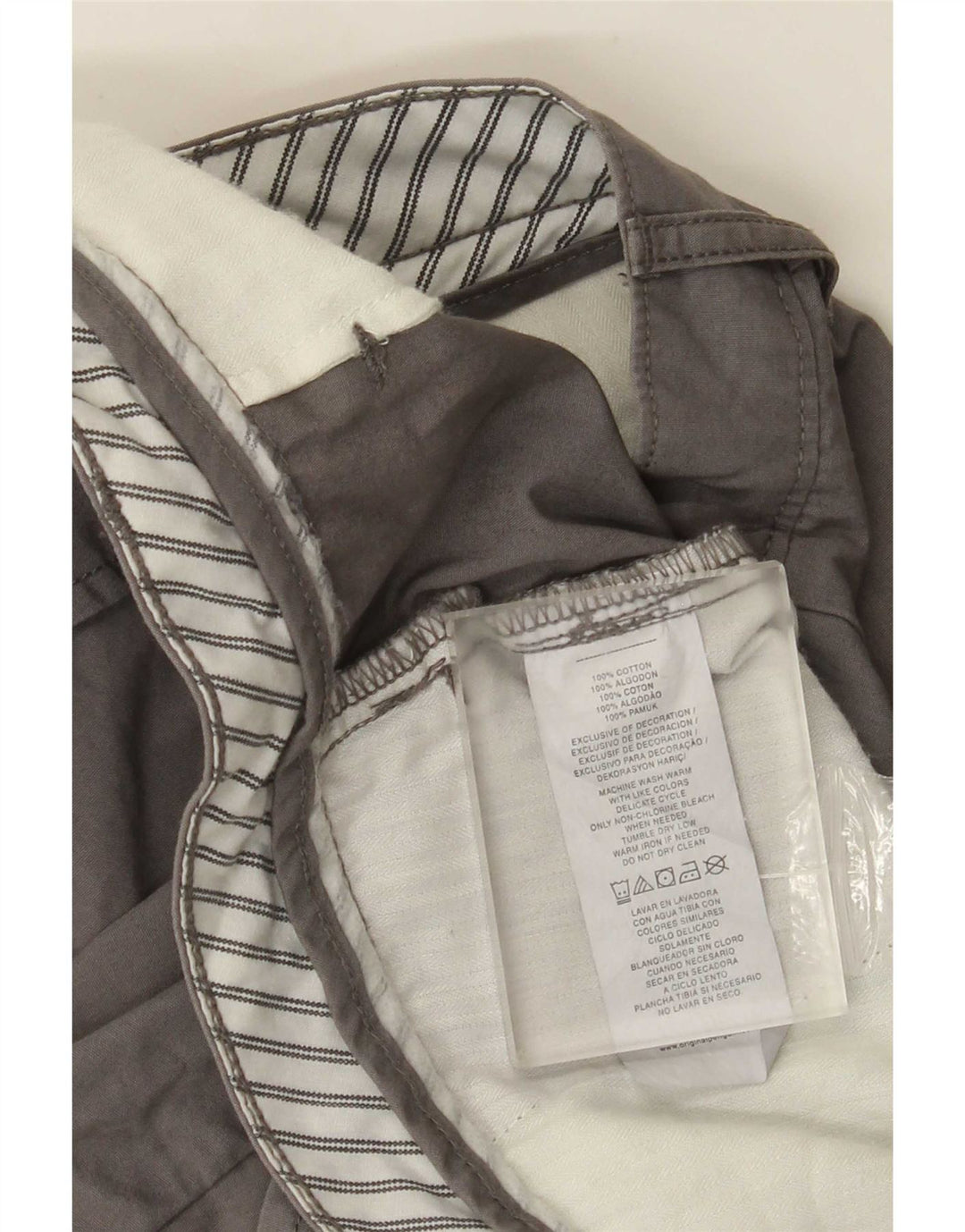 Penguin Herren-Kurzhose, W54, L25, graue Baumwolle
