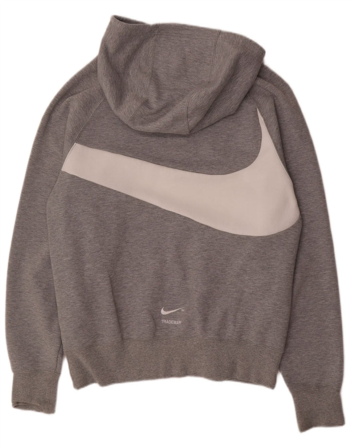 Nike Herren-Kapuzenpullover mit Grafik, mittelgraue Baumwolle