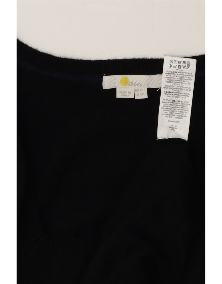 Boden Langarm-Pulloverkleid für Damen, Gr. 10, Größe S, Schwarz, Polyamid