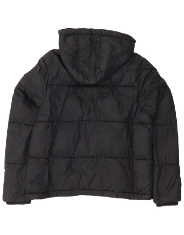 Jack Wills Damen-Jacke mit Kapuze, entspannte Passform, gepolstert, Gr. 10, Marineblau