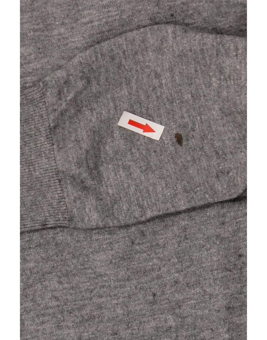 Zara Herren-Pullover mit Rundhalsausschnitt, Größe S, graue Viskose