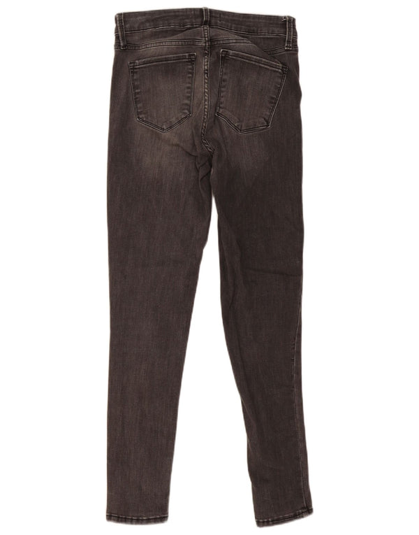 Gap Damen Skinny Jeans UK 4 XS W25 L28 Graue Baumwolle