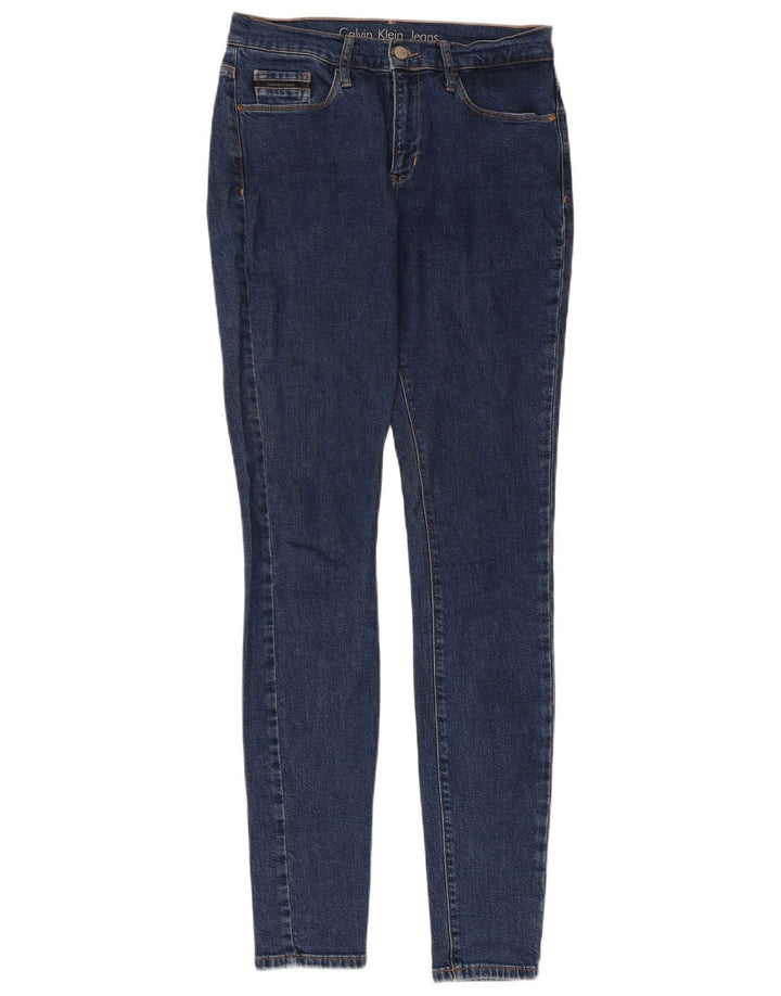 CALVIN KLEIN Damen Skinny Jeans W29 L34 Marineblau