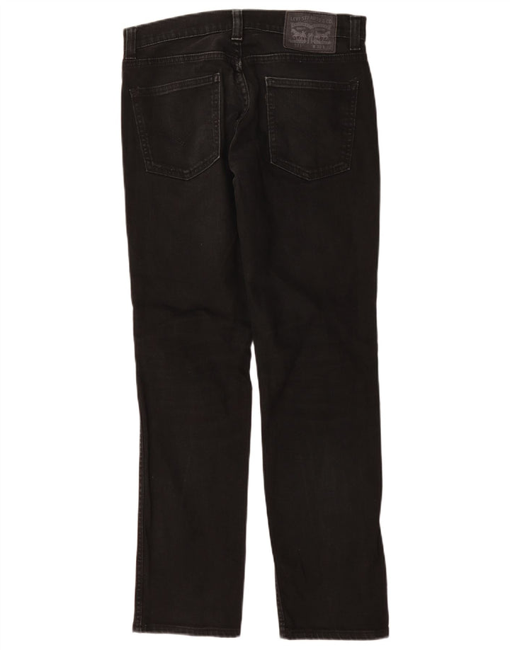 Levi's Herren 511 Slim Jeans W30 L32 schwarze Baumwolle