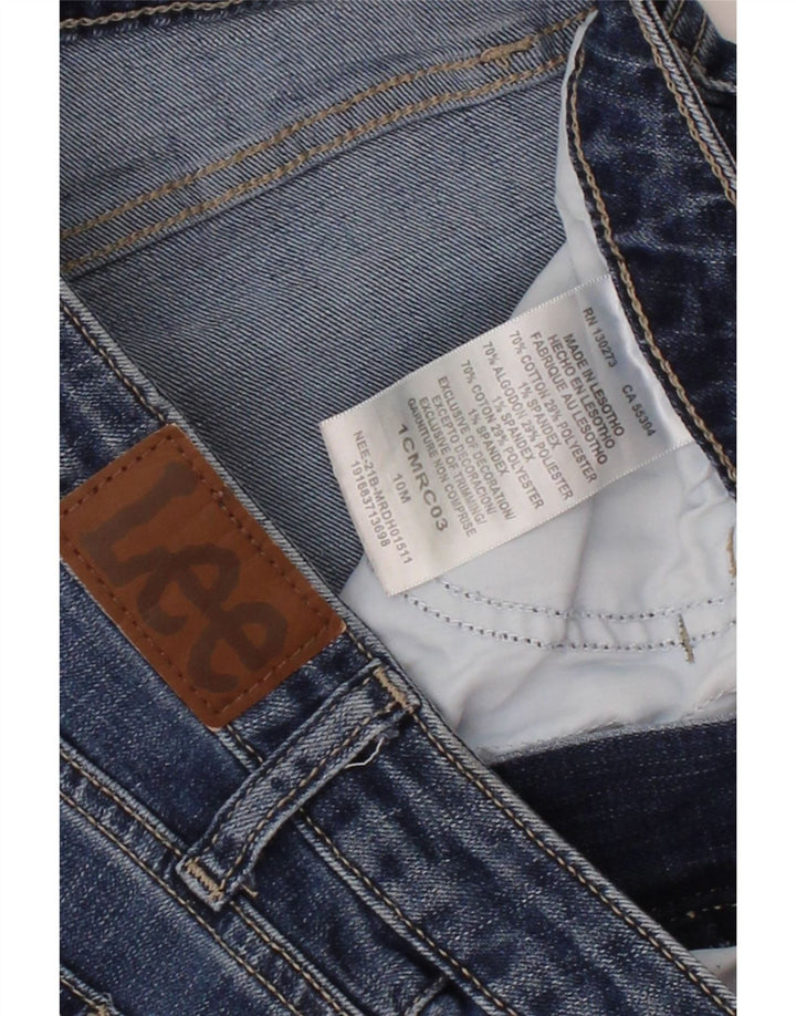 LEE Womens Mid Rise Regular Fit Capri Jeans US 10 Large W30 L23 Blue Vintage Lee and Second-Hand Lee from Messina Hembry 